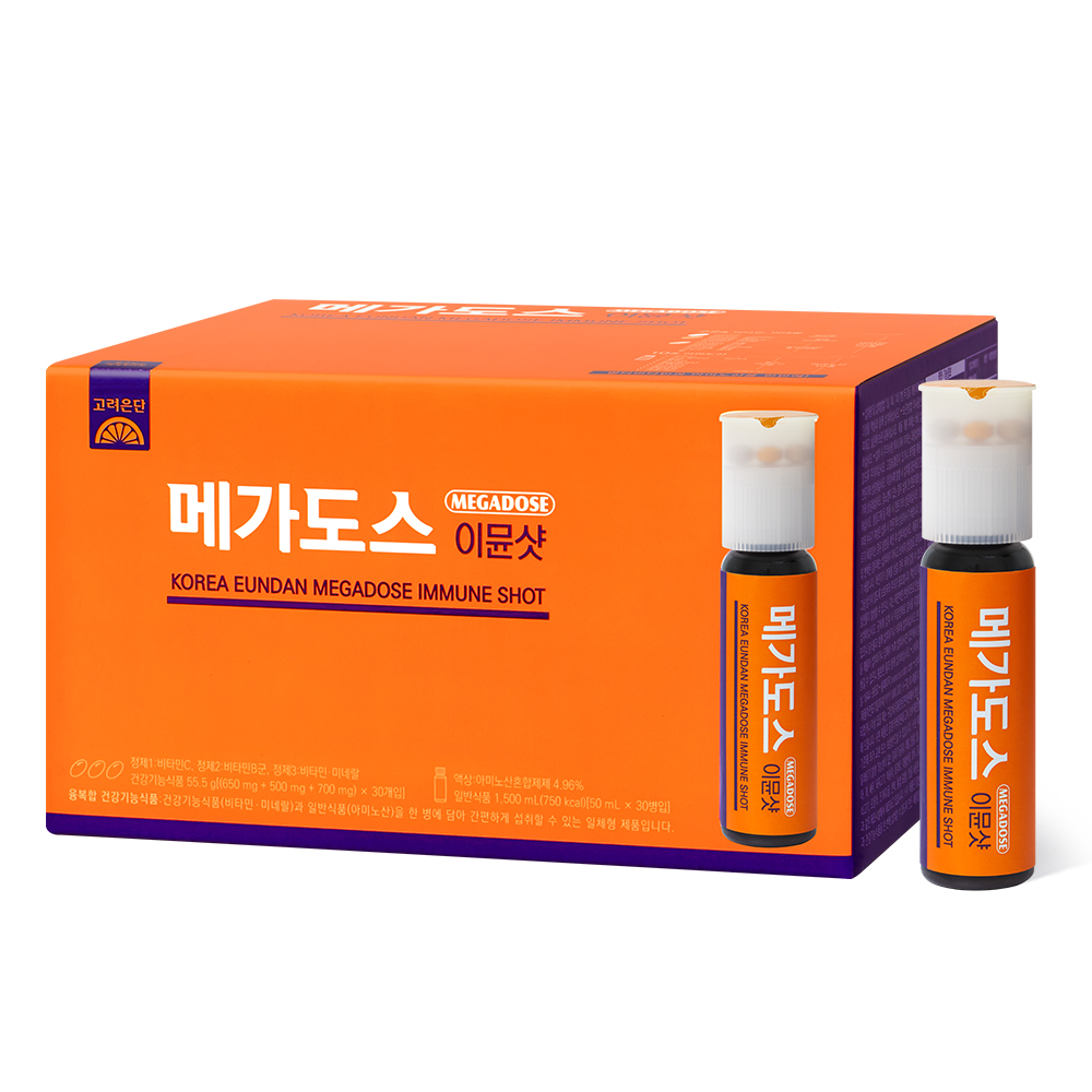 []고려은단 메가도스 이뮨샷 30병 종합멀티비타민+아미노산+아르기닌