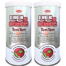 한미약품 텐텐 영양제 멀티비타민 100정 2개 어린이 청소년 대용량 텐텐맛