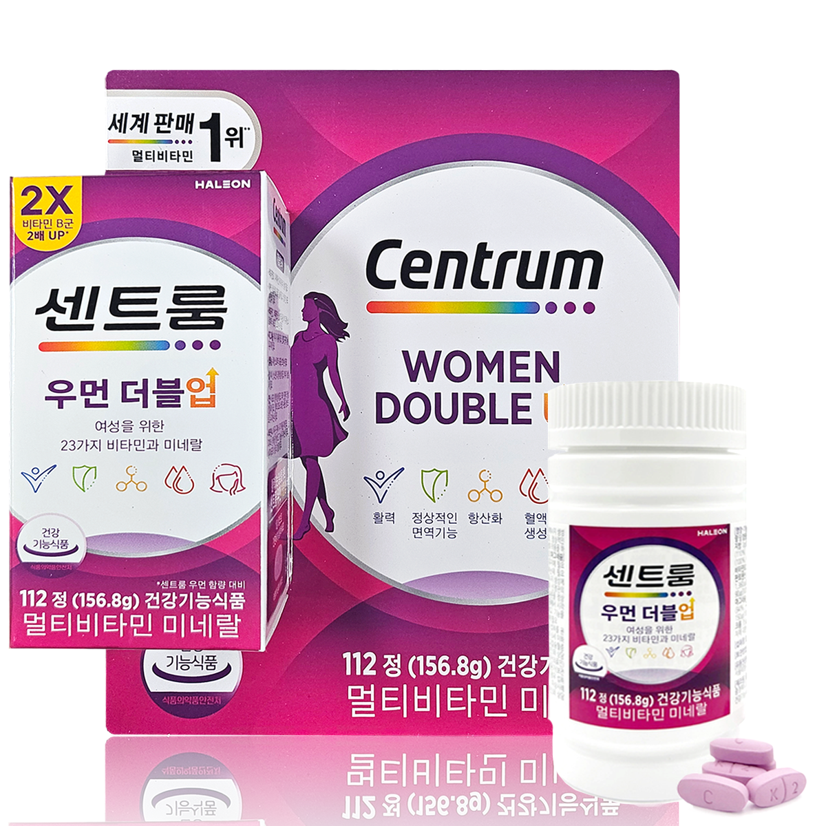 센트룸 실버 포 맨 종합 멀티 비타민 112정 남성 50+ 대용량 영양제