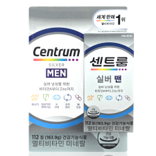 센트룸 실버 포 맨 종합 멀티 비타민 112정 남성 50+ 대용량 영양제
