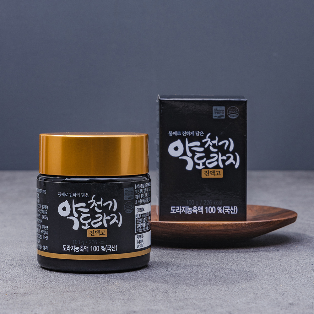 천기 약도라지 진액고 도라지청 약도라지청 국내산 100g 4병