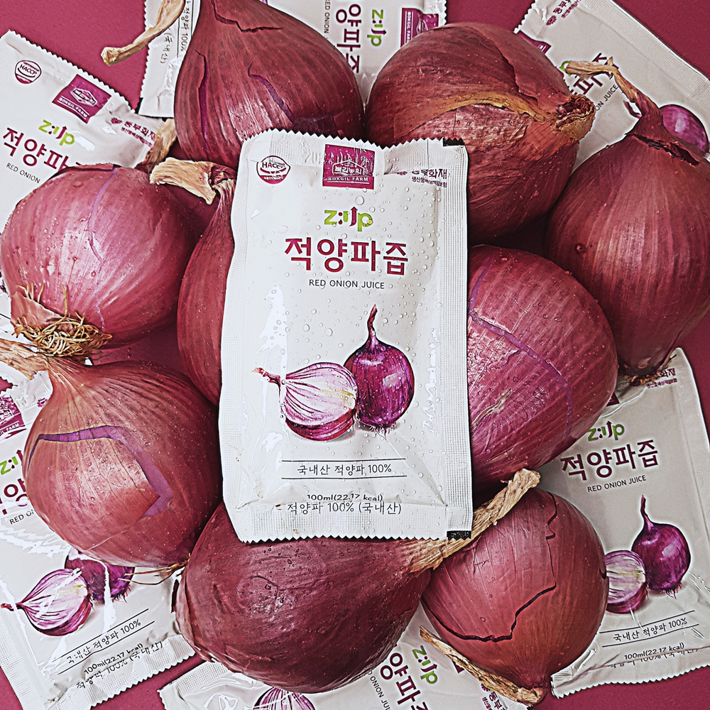 무안 자색양파즙 빨간 양파즙 효능 100ml 총 100포