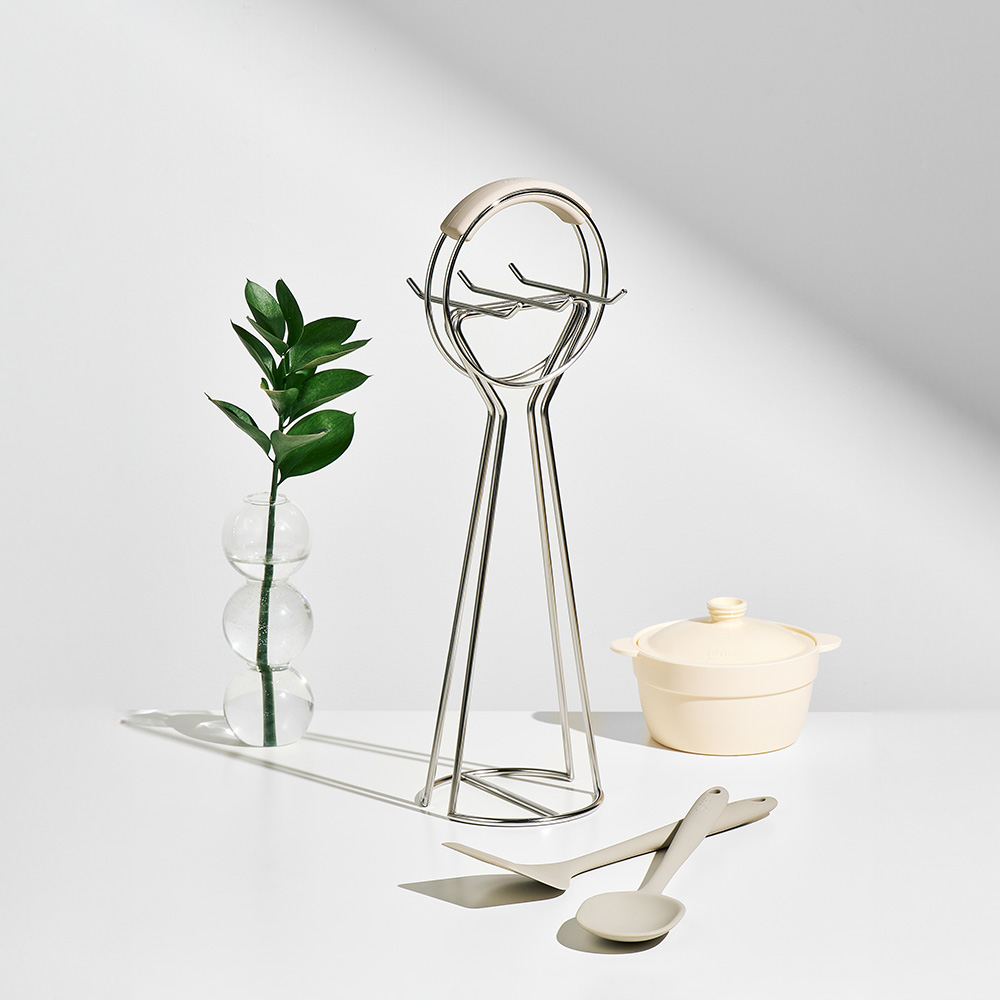 [실리만] 하모니 조리도구 5종 거치대 세트