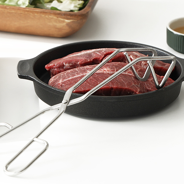 1+1 스텐 고기집게 요리핀셋 세트 슬림+라운드