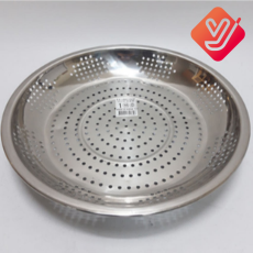 업소용 타공 채망 소쿠리 원형 스텐 채반 1호 찜기 김장 물빠짐망 스테인리스 대형