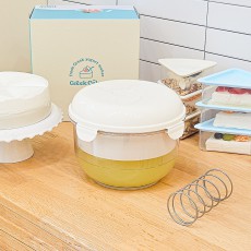 그릭케이크 유청분리기 2.45L 대용량 꾸덕 그릭요거트 리코타 치즈 메이커 만들기