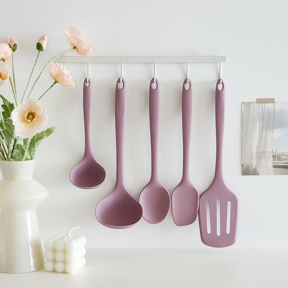 이디프 실리콘 조리도구 국산 주방 요리 도구 국자 5종 키친툴 세트