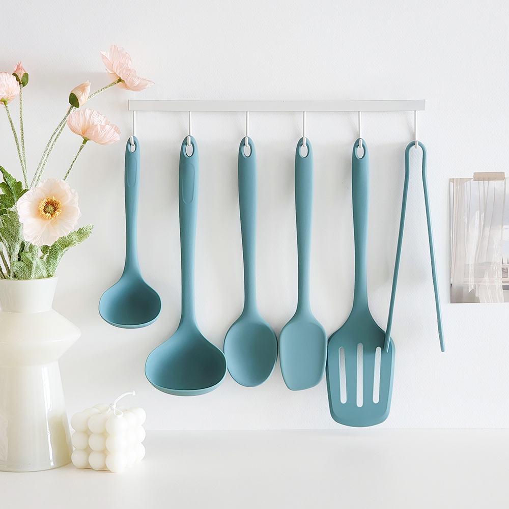 이디프 실리콘 조리도구 국산 주방 요리 도구 국자 5종 키친툴 세트