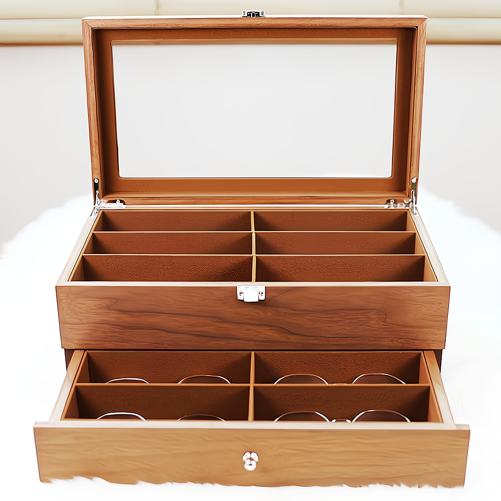 안경보관함 안경정리함 수납함 케이스 원목 진열장 안경통 선글라스 정리