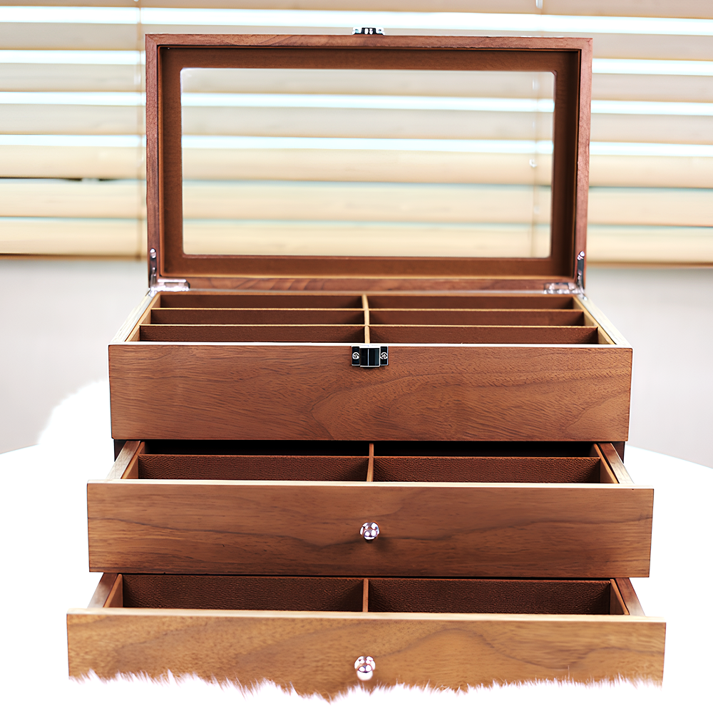 안경보관함 안경정리함 수납함 케이스 원목 진열장 안경통 선글라스 정리