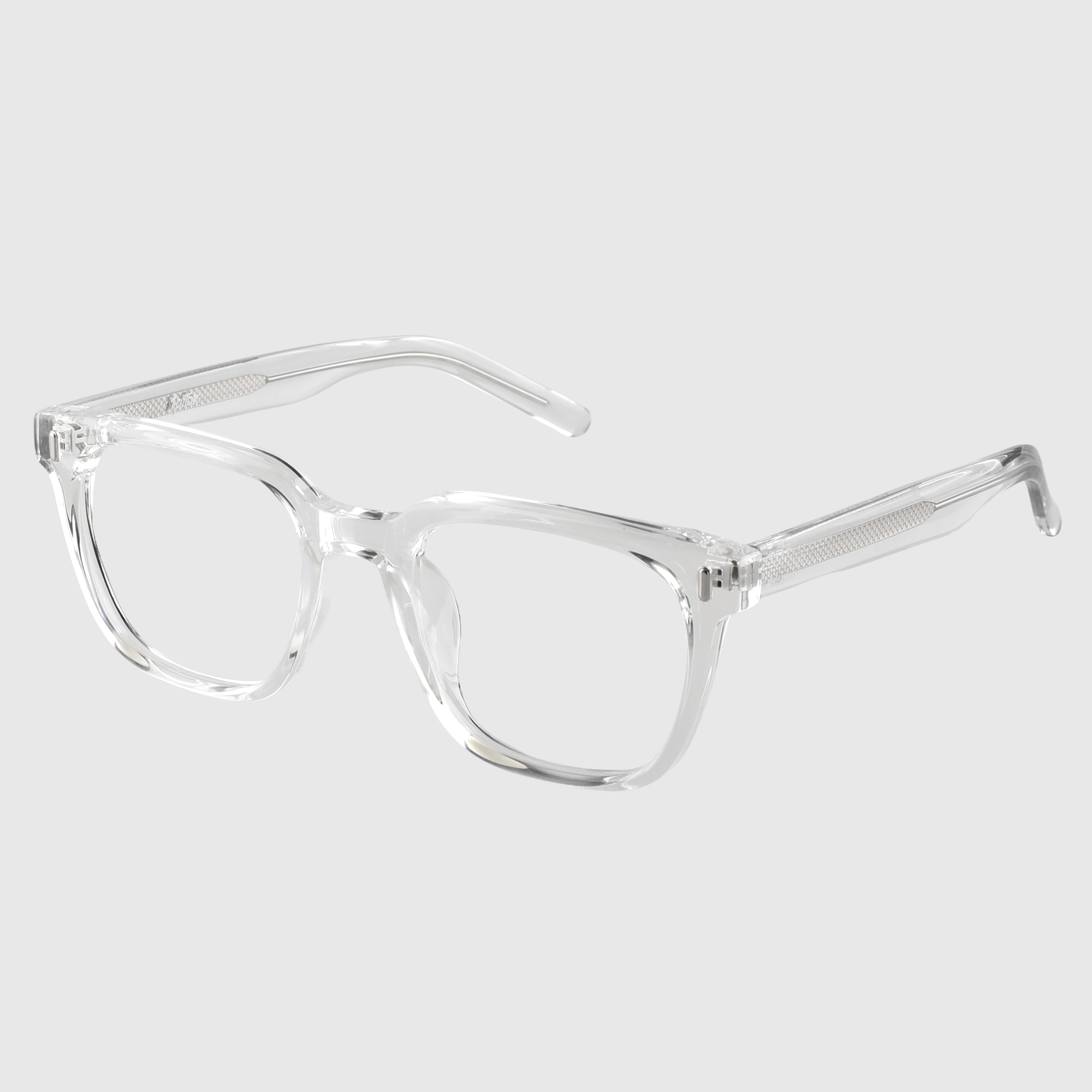 빅사이즈 블랙 투명 사각 뿔테 블루라이트차단 안경