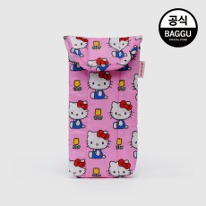 BAGGU 바쿠백 산리오 선글라스 안경 파우치 헬로 키티 핑크 바쿠키티