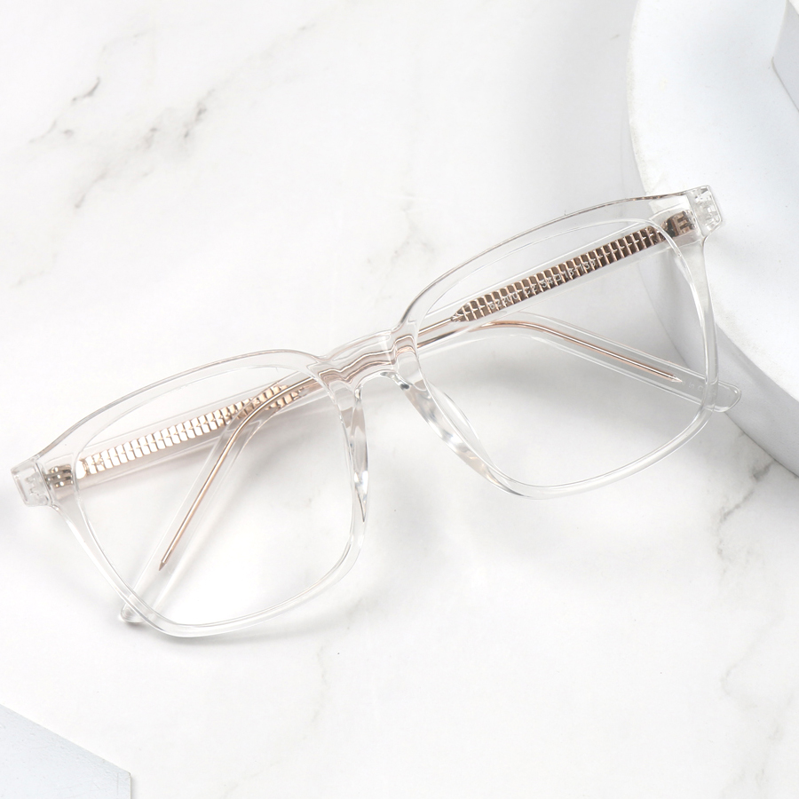 남자 여자 사각 왕 대두안경 투명뿔테 큰안경테