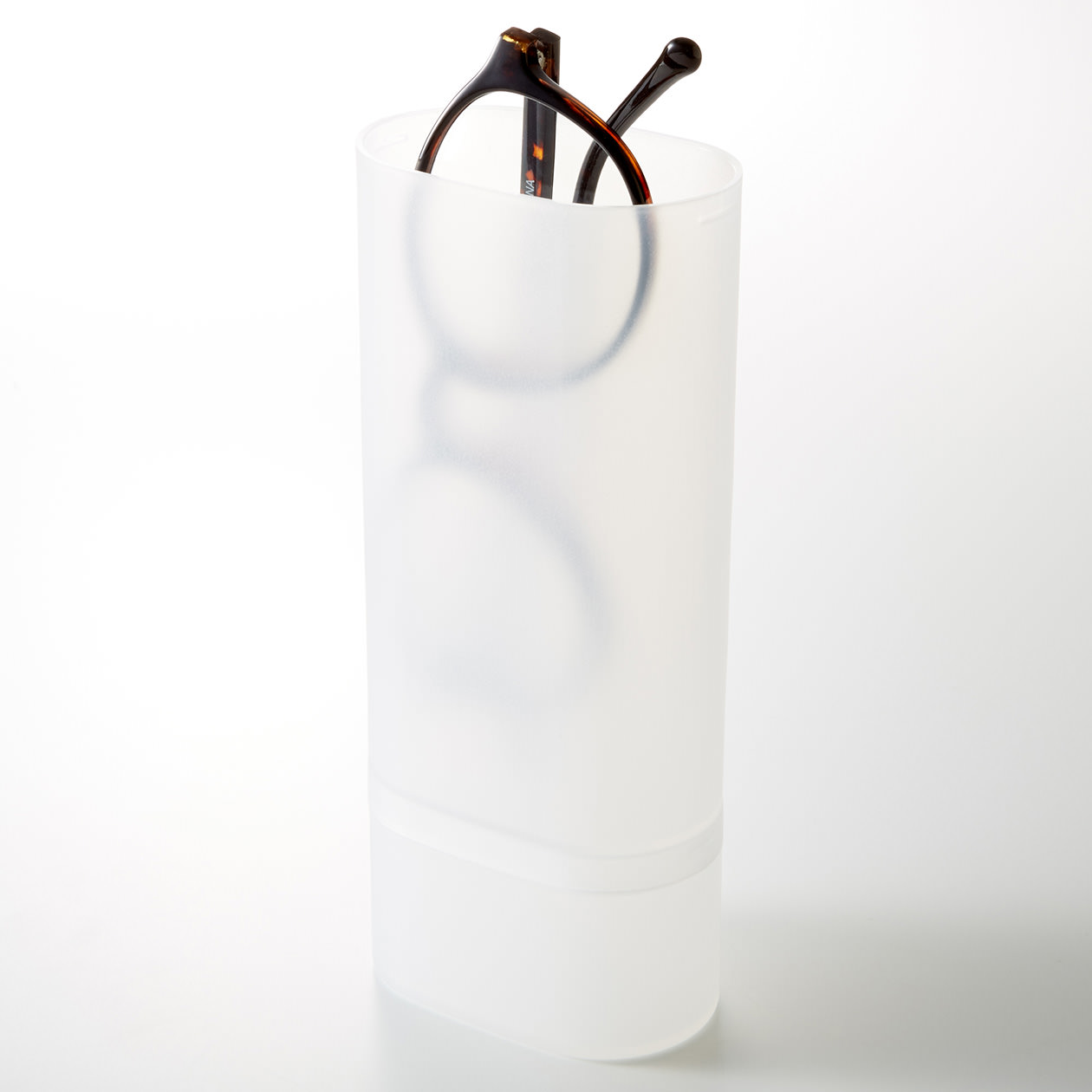 [무인양품] 폴리프로필렌 안경 소품 케이스 스탠드식 L