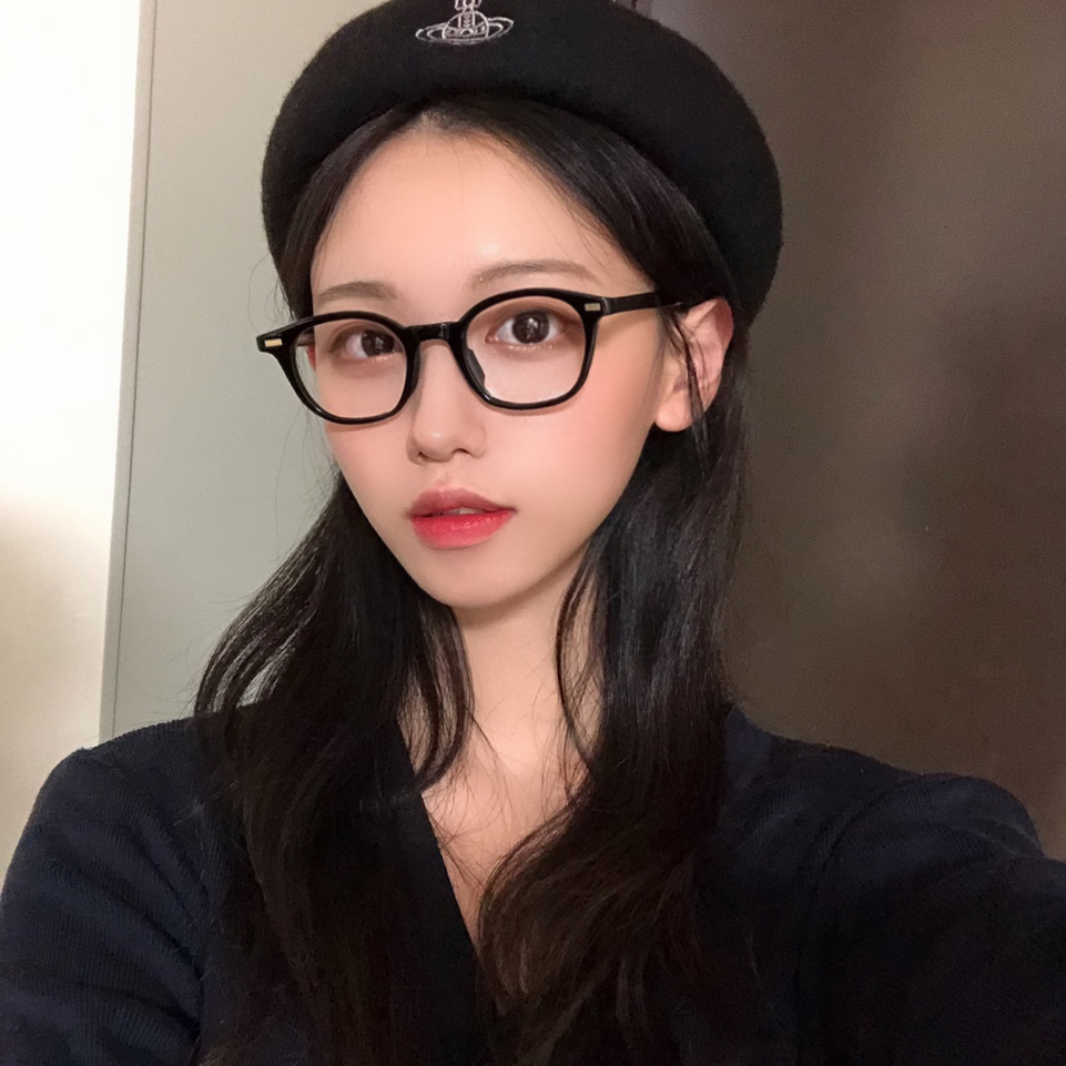 블루라이트차단 안경 사각 투명 뿔테 안경테 남자 여자 검정 얼굴형에맞는