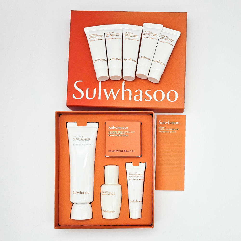 설화수 상백크림 50ml 톤업 선크림 자외선 차단 미백 어머니 선물