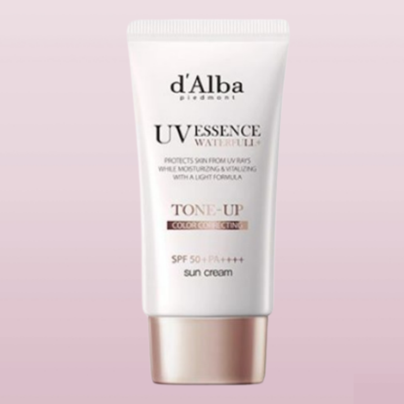 달바 워터풀 비건 핑크 톤업 선크림 50ml (SPF50+)