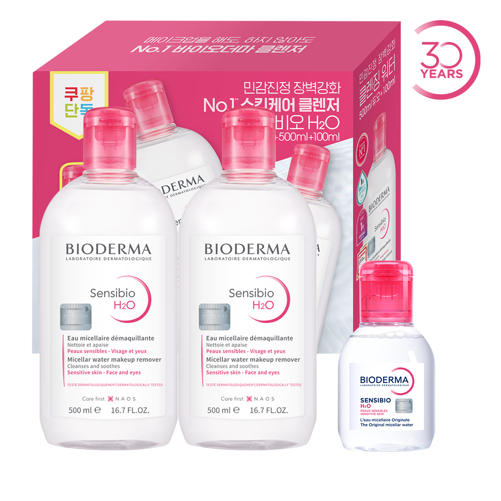 바이오더마 센시비오 H2O 500ml x 2p + 100ml