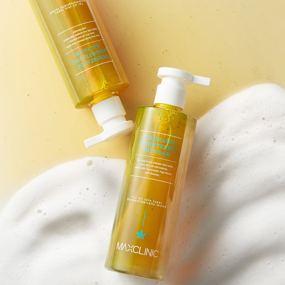 (1+1) 맥스클리닉 반전클렌저 대용량 오일투폼 클렌징오일 클렌징폼 310g