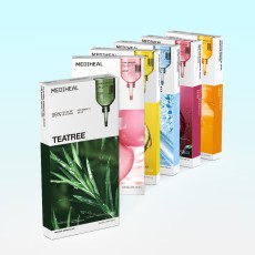 메디힐 에센셜 마스크팩 6종 60매 (티트리 콜라겐 히알루론산 PDRN 비타민 세라마이드)