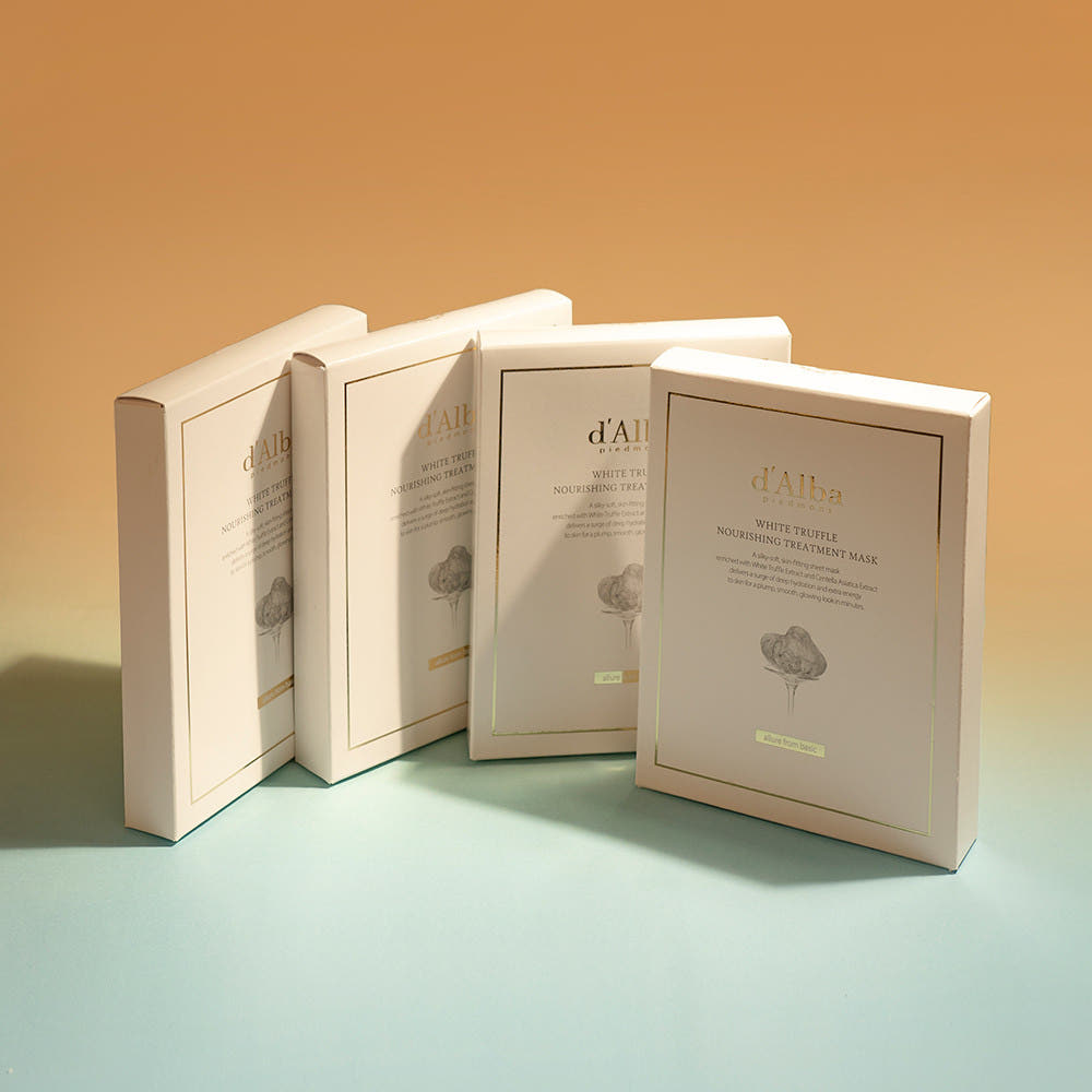 [총 20매] 달바 비건 너리싱 마스크팩 4BOX(20매)