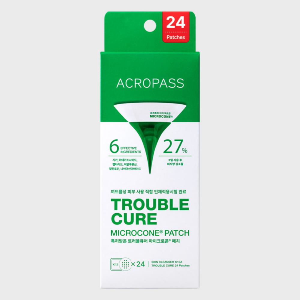 아크로패스 트러블 큐어 스팟 니들패치 6패치 티트리팩