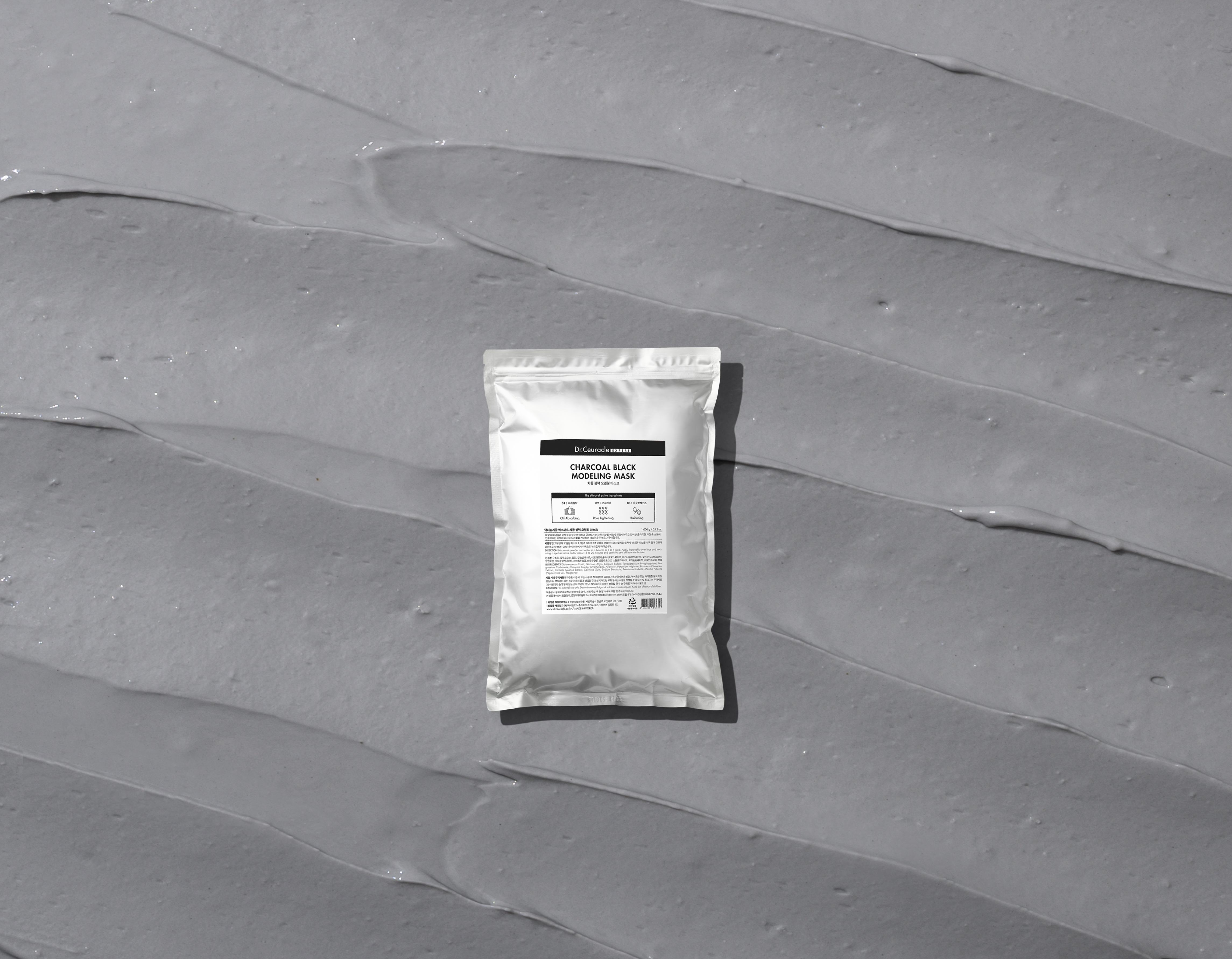 엑스퍼트 스피룰리나 쿨링 모델링 마스크 팩 1kg, GIFT 팩도구 3종