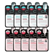 메디힐 남자 마스크팩 블랙 숯 화이트닝 팩 WHP HDP 총 10매