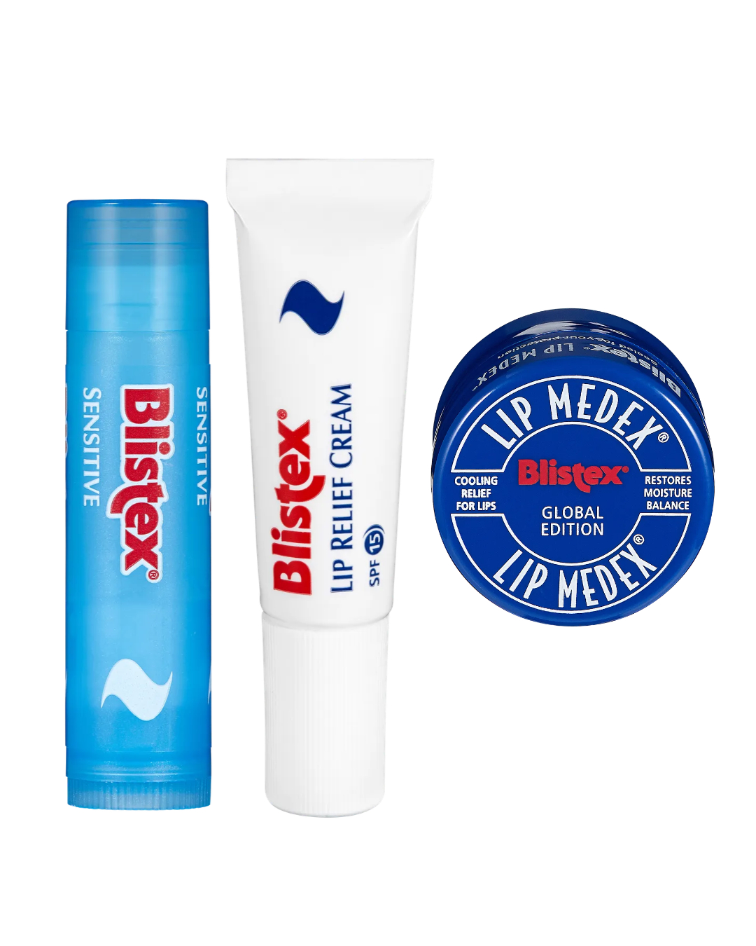 블리스텍스 립밤 립케어 센시티브 립메덱스 립릴리프크림 3종 세트