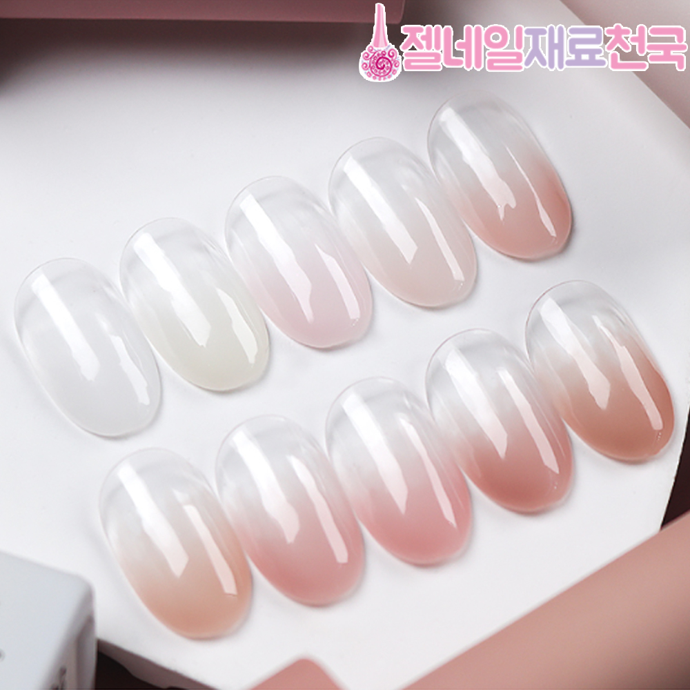 더젤샵 데일리샵 시럽젤네일 누드톤 논와이프