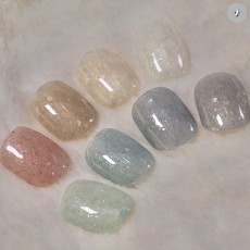 수짜젤 6번 벨벳젤 앙고라 니트 겨울네일 스톤1알