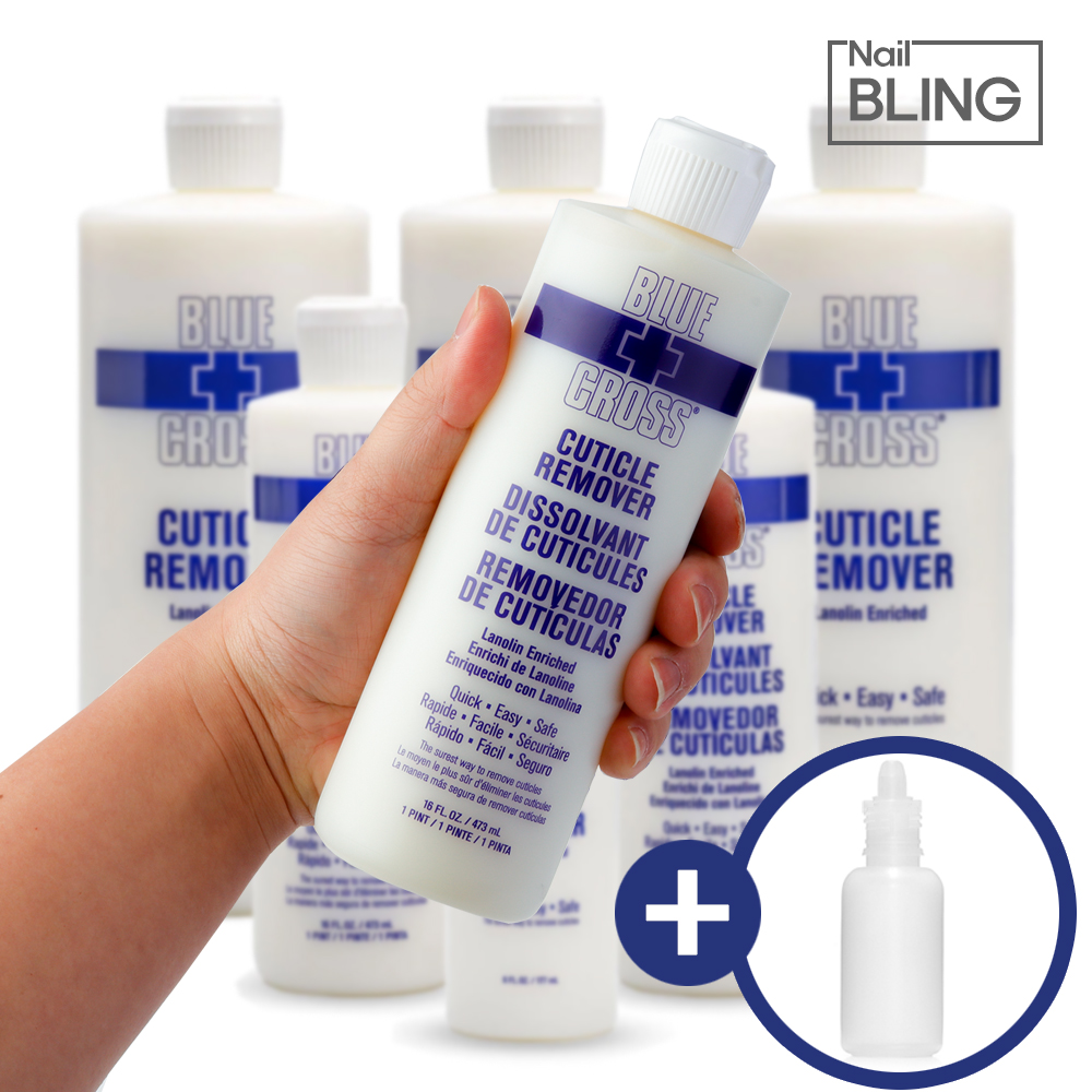 큐티클 제거 연화제 네일 리무버 블루크로스 큐티클리무버 6oz+공병