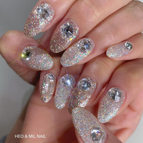 오스트리아스톤 평스톤 스와로브스키 네일파츠 큐빅파츠 (SS3-15매입)