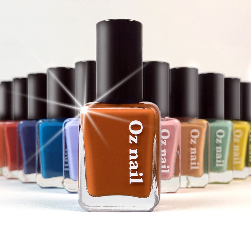 오즈네일 고발색 고광택 샤인무드 비건 매니큐어 시럽네일 93종 플럼페탈