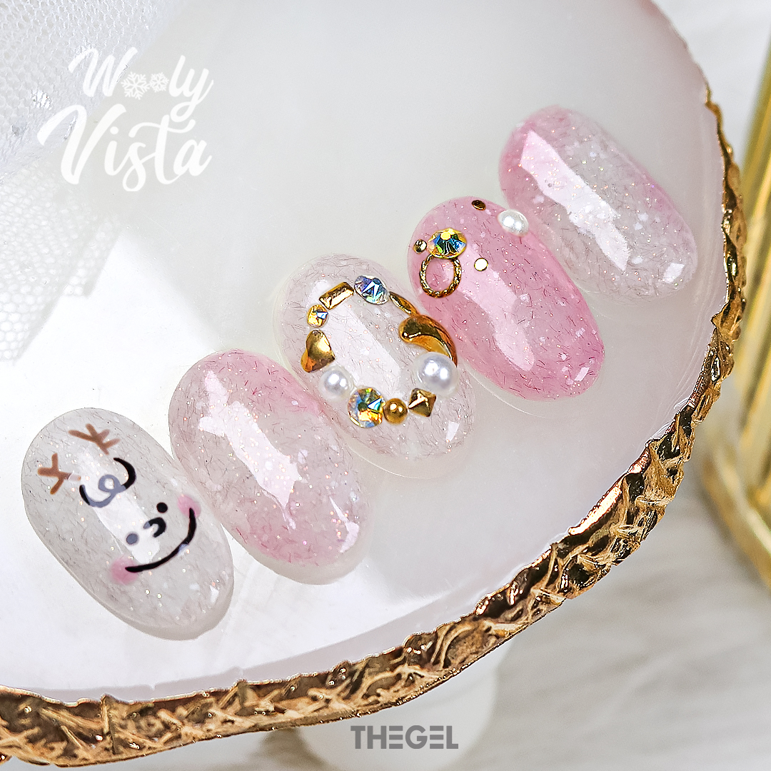 더젤 울리비스타 벨벳 니트젤 겨울 트위드젤