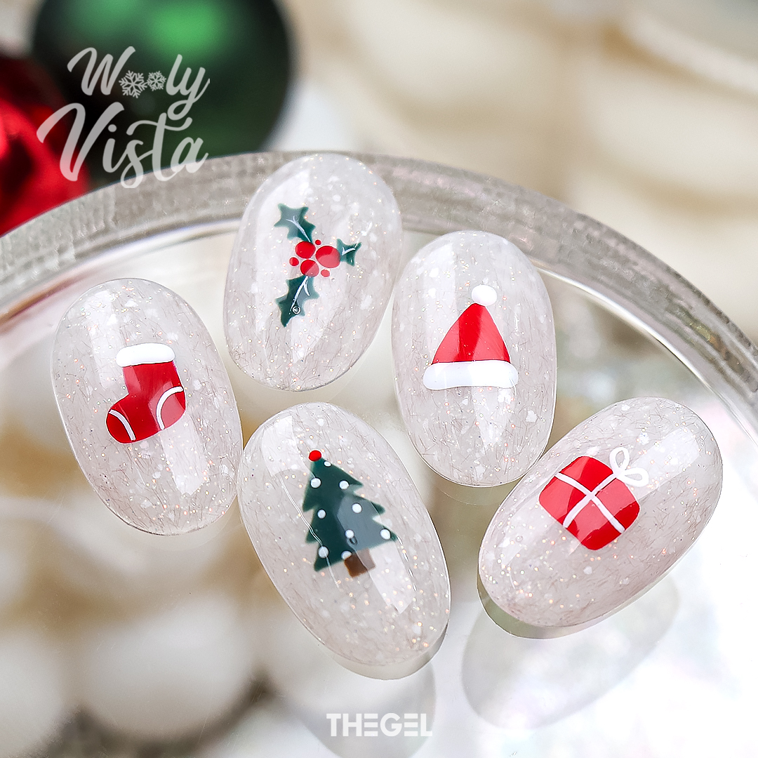 더젤 울리비스타 벨벳 니트젤 겨울 트위드젤