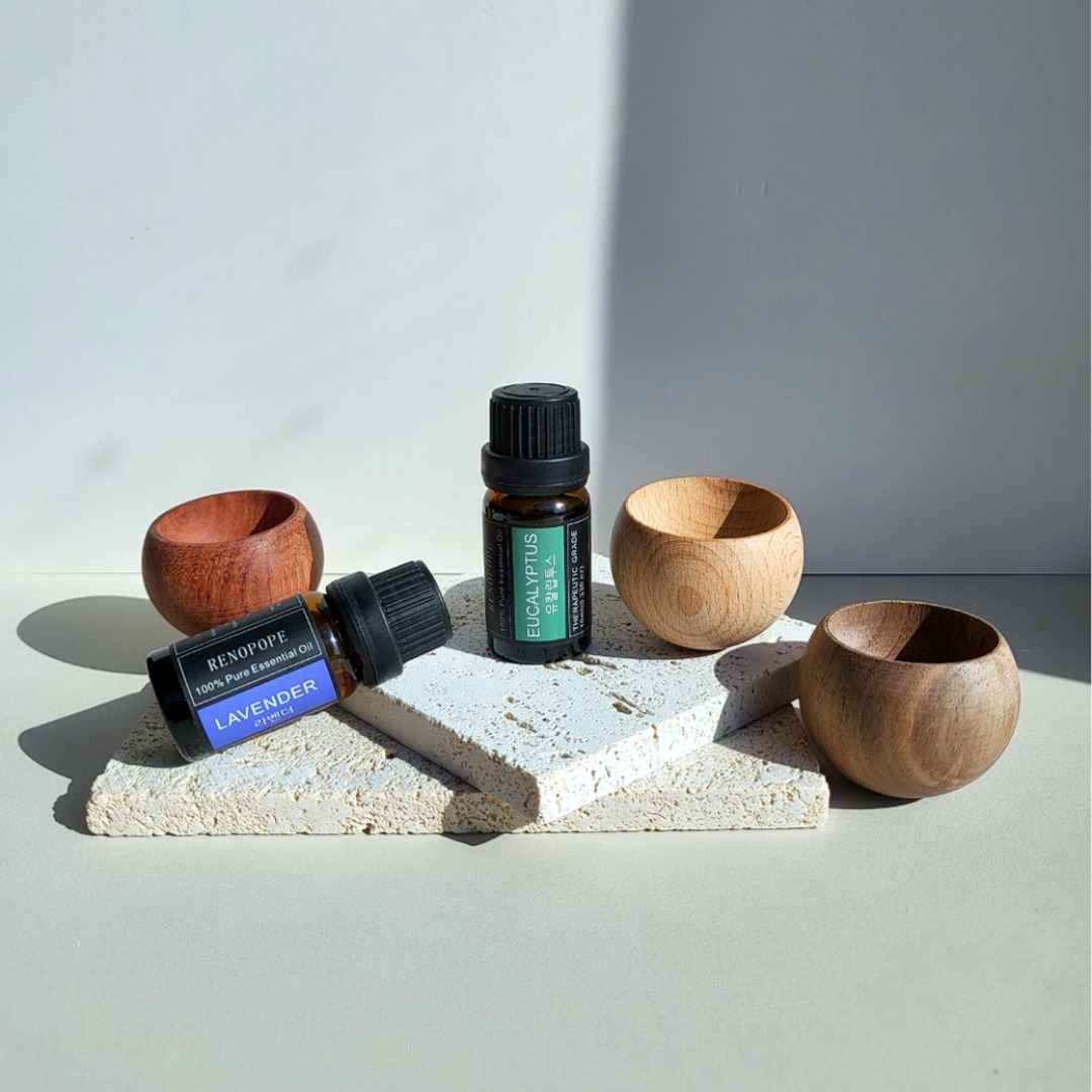 1+1 레노포프 천연 아로마오일 에센셜오일 100% 원액 숙면 수면 양모볼 라벤더 10ml