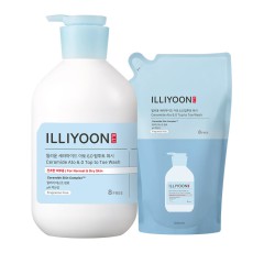 일리윤 세라마이드 아토 6.0 탑투토 올인원 대용량 약산성 바디워시 900ml+리필팩 500ml