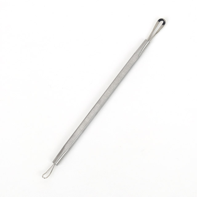 얼굴 코 피지 여드름압출기 블랙헤드 짜는도구 압출 바늘 제거기 의료용큐렛 A타입(루프형)