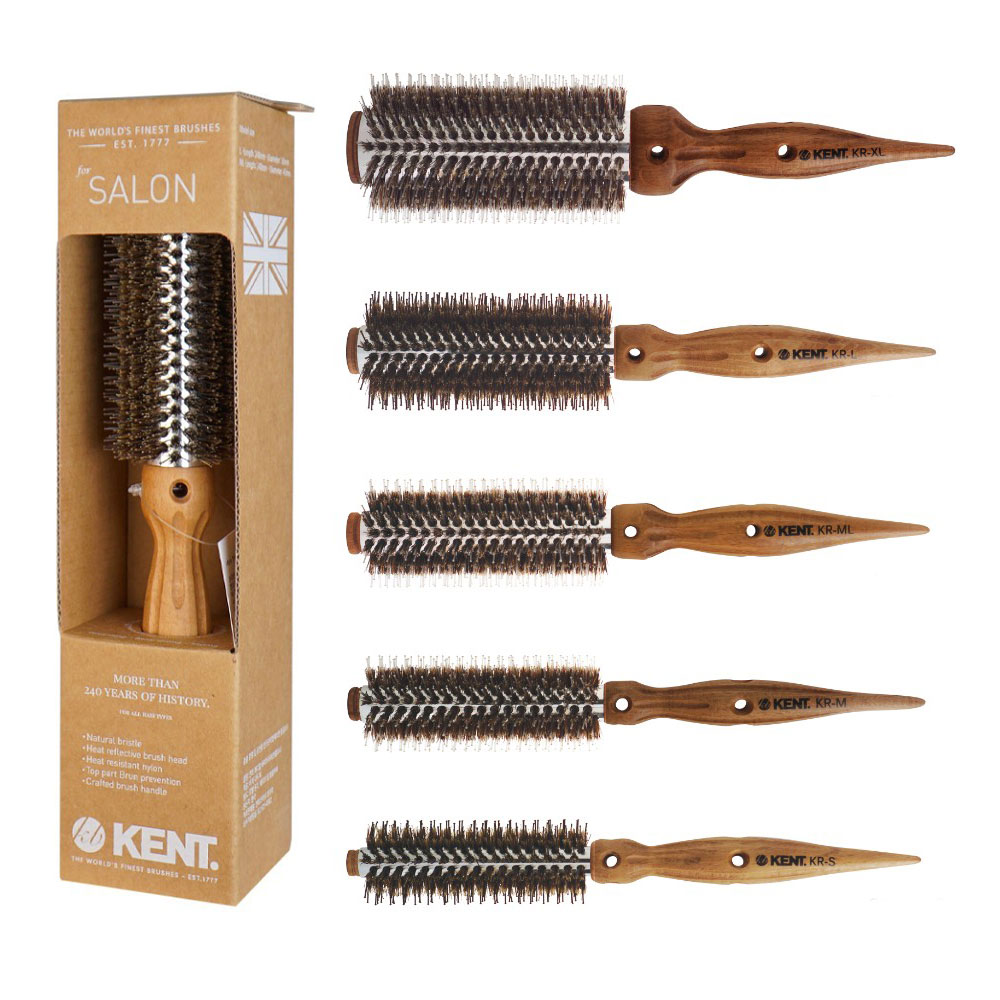 켄트 롤빗 열판 돈모 헤어 롤브러쉬 드라이빗 뿌리볼륨 남자 앞머리 대왕 미니 미용실 KR