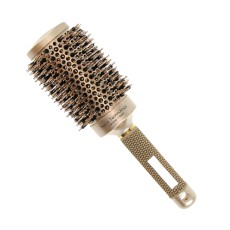 볼륨드라이빗 롤 빗 헤어 브러쉬 헤어롤 대왕 브러시 뿌리 미용실 왕롤빗 열전도 골드25