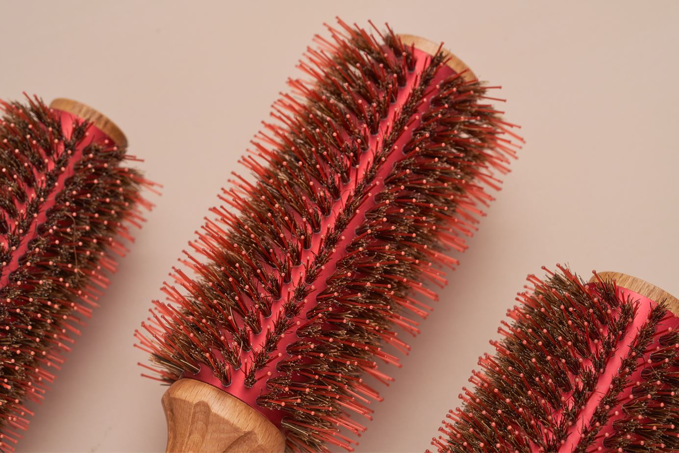 차미오 깡포킹 돈모 열판 드라이 롤브러쉬 뿌리볼륨 롤빗 1호