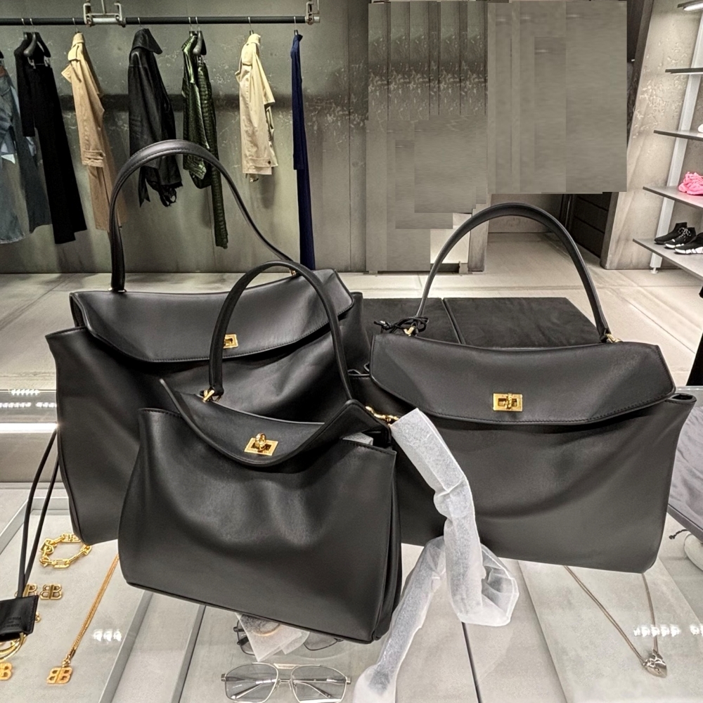 [국내백화점제품] 발렌시아가 로데오 백 스몰 미듐 라지 스무드 그레인드 카프스킨