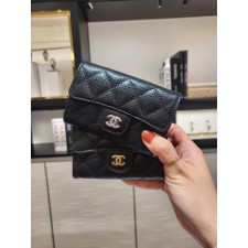 [국내재고 백화점AS가능] 샤넬 클래식 캐비어 똑딱이 보이 플랩 지퍼돌이 카드지갑 내장칩 골드 실버 메탈 블랙 AP0213 AP0214 A80603 AP0216