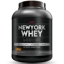 뉴욕웨이 WPC 초코맛 2kg 단백질보충제 헬스보충제 웨이프로틴 농축유청단백