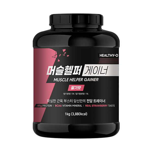 머슬헬퍼 게이너 단백질보충제 쉐이크 프로틴 체중증가 분리유청 초코맛 초코맛 1kg 1통