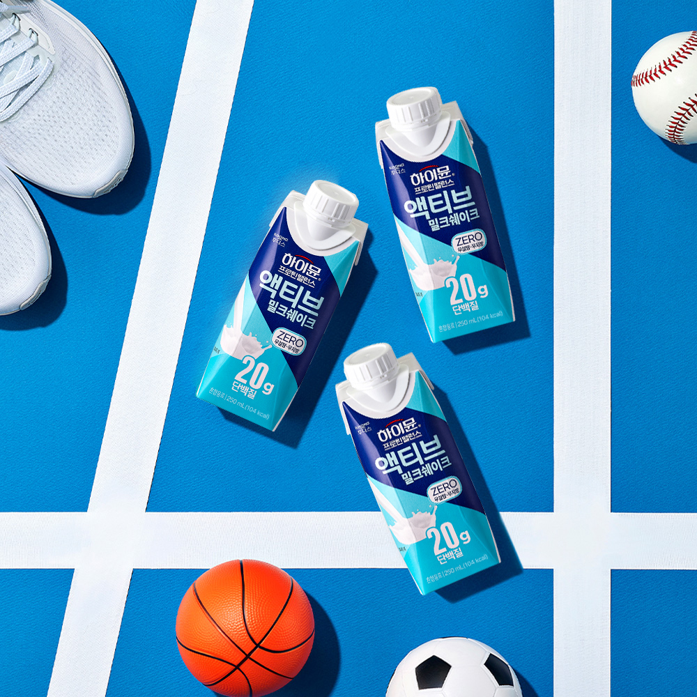 [제로단백질] 하이뮨 프로틴 밸런스 액티브 밀크쉐이크 제로 250ml 18팩+18팩