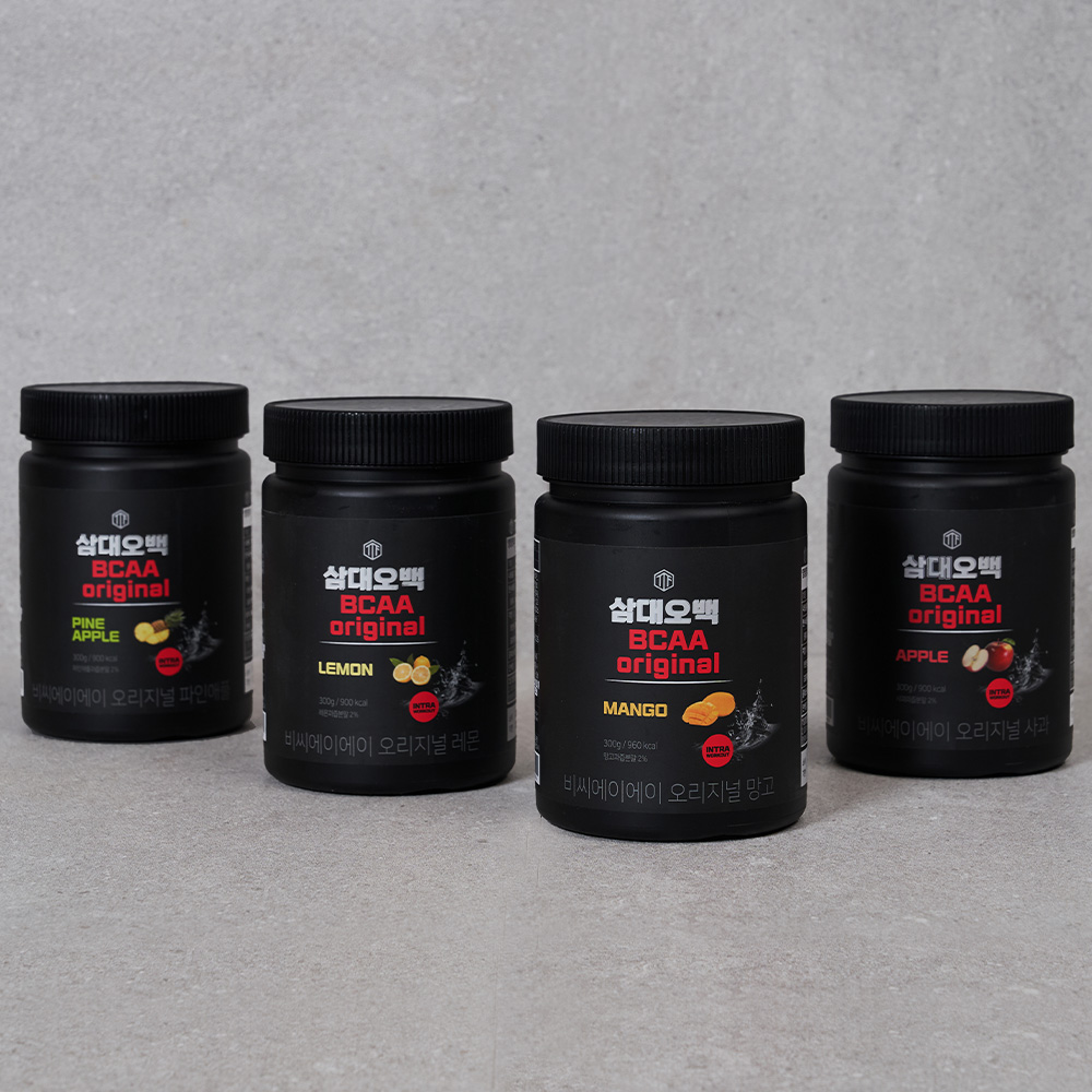삼대오백 BCAA 아미노산 헬스부스터 운동전부스터 망고 300g