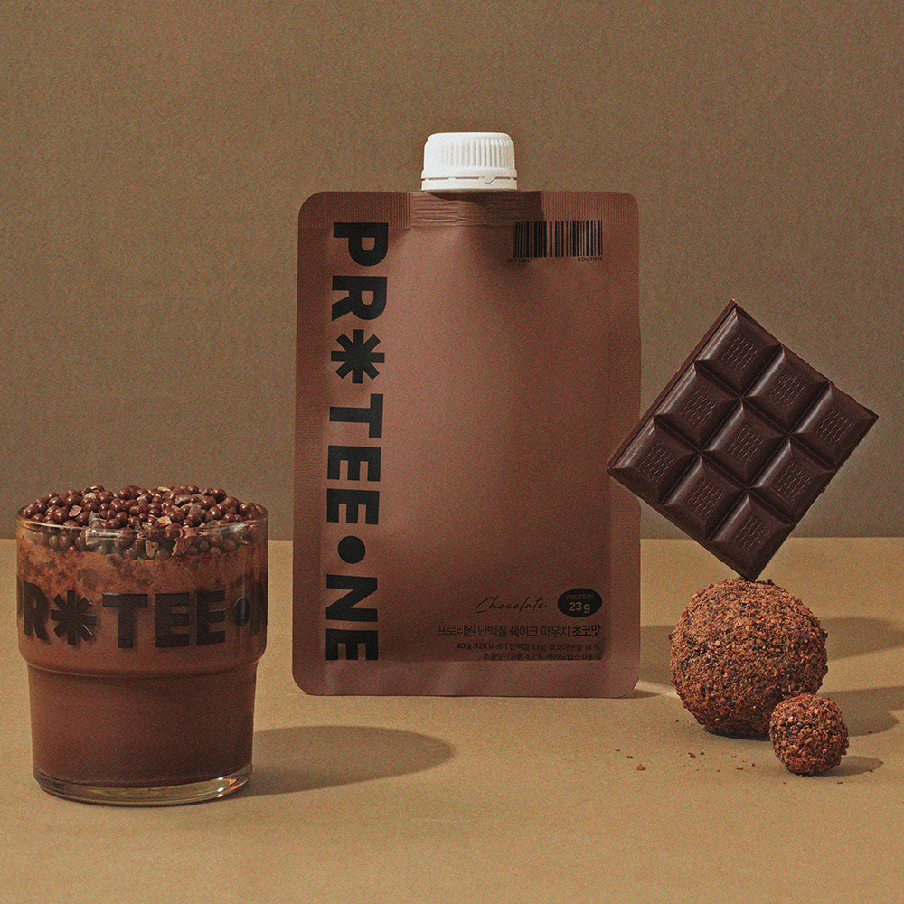 프로티원 단백질 쉐이크 파우치 7팩 초코맛 외 3종 식사대용 프로틴 보충제 파우더 한끼