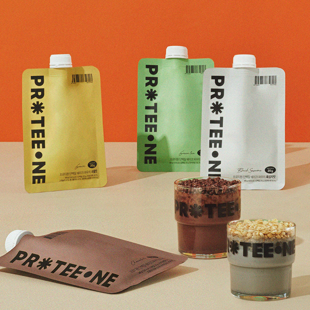 프로티원 단백질 쉐이크 파우치 7팩 초코맛 외 3종 식사대용 프로틴 보충제 파우더 한끼